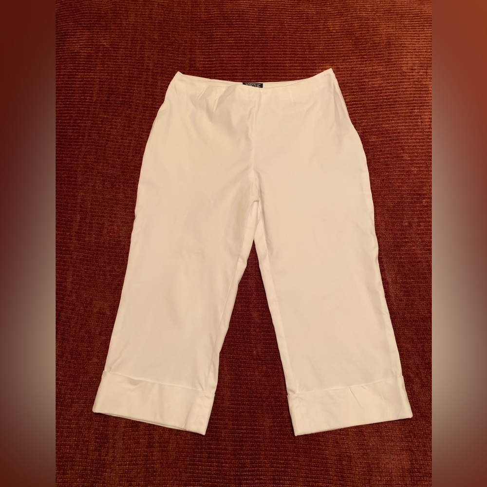 Casual White Capris Pants
